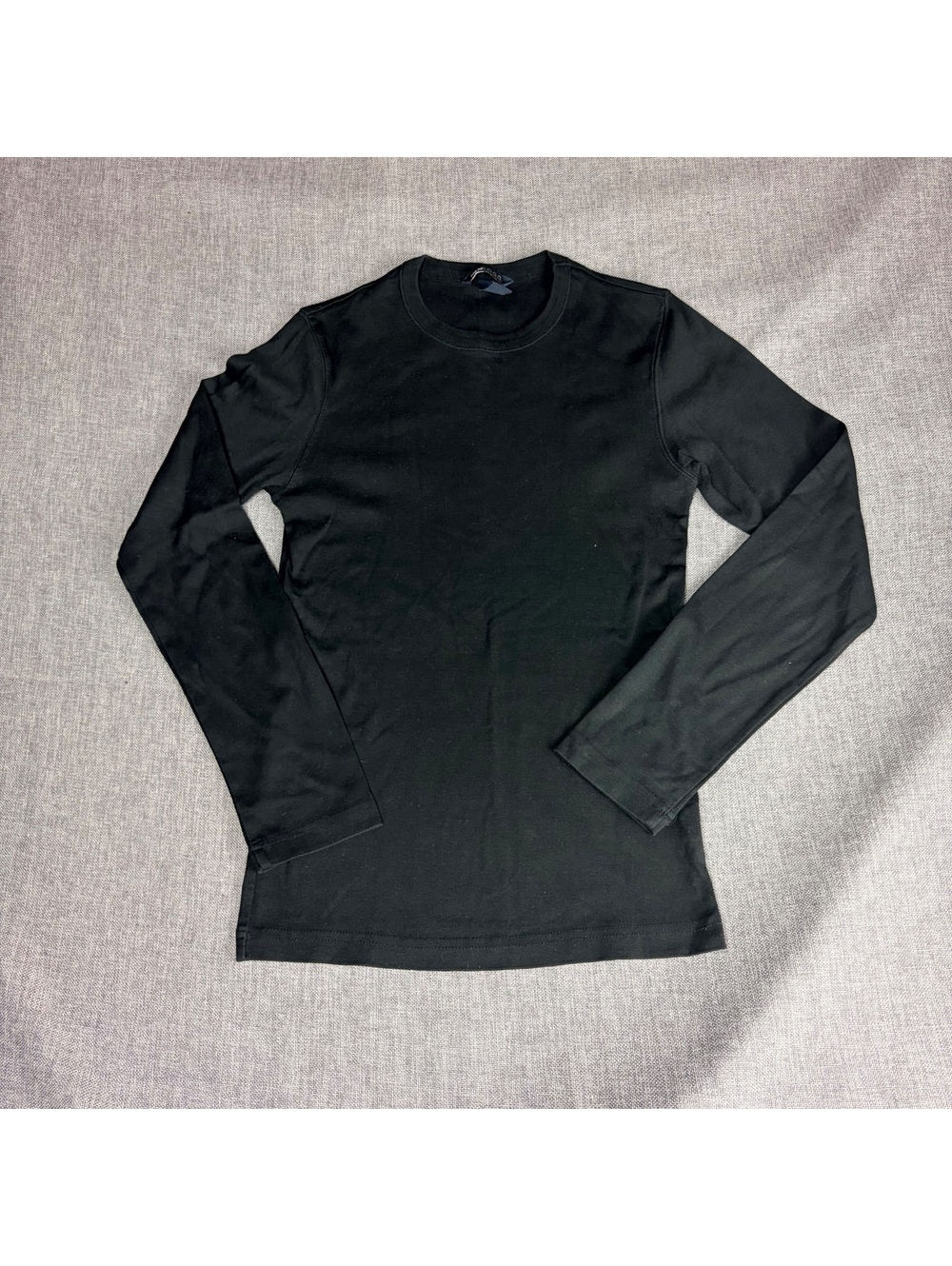 H&M L.O.G.G. Black Long Sleeve T-Shirt Size S 100% COTTON